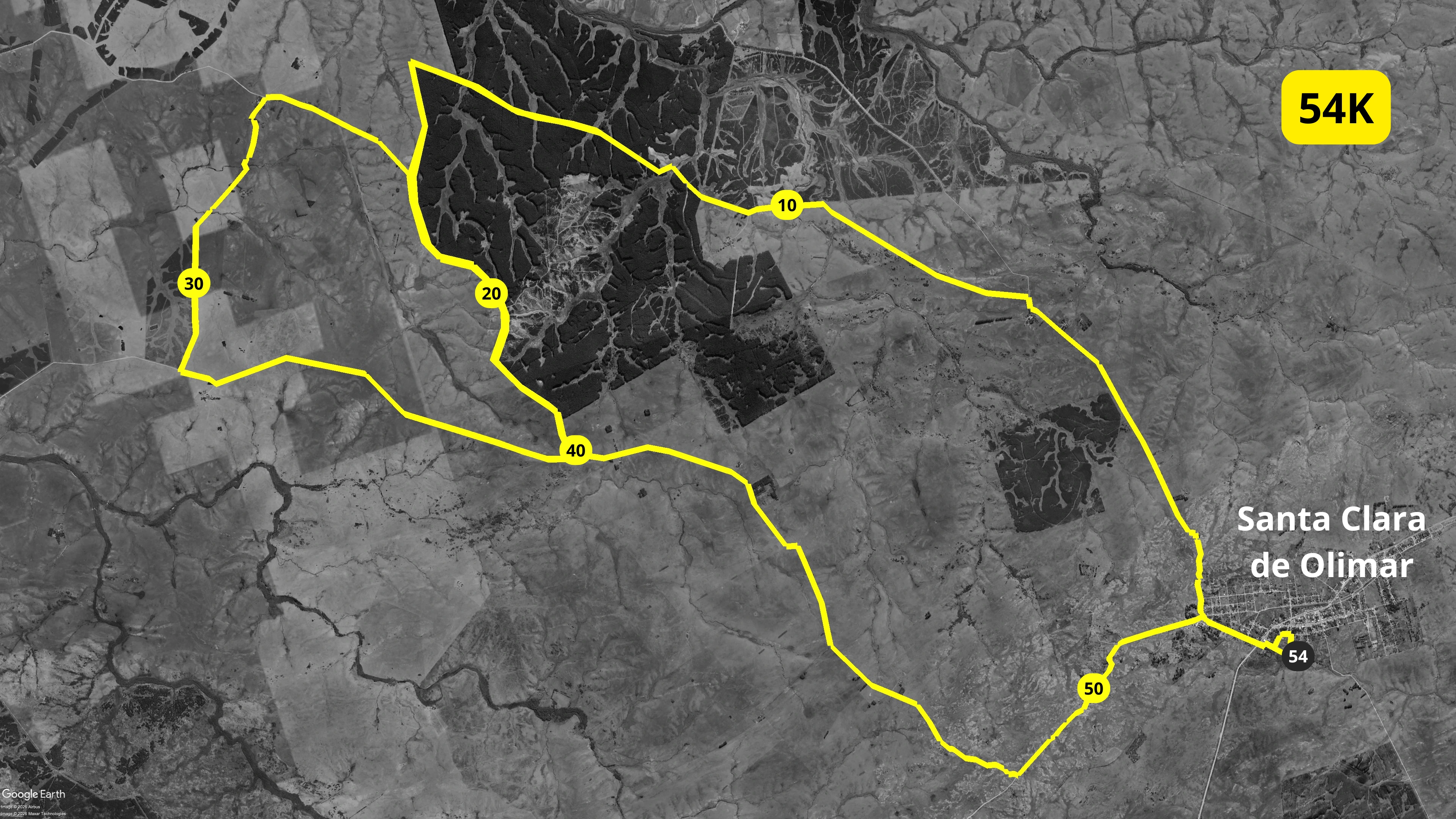 Mapa etapa 54K